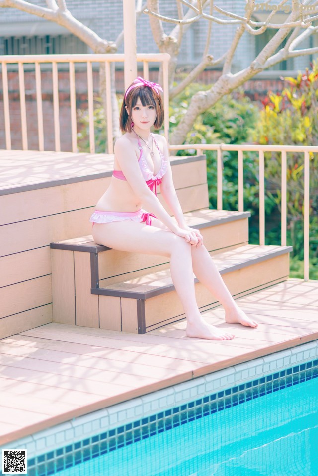[霜月shimo] Megumi Kato 加藤恵 Swimsuit Version No.06992f